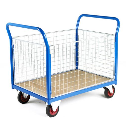 Platform-Trolley-with-Removable-Mesh-Sides