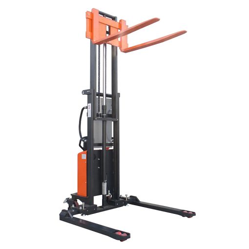 1000kg-electric-straddle-pallet-stacker-2500mm-lift-raised