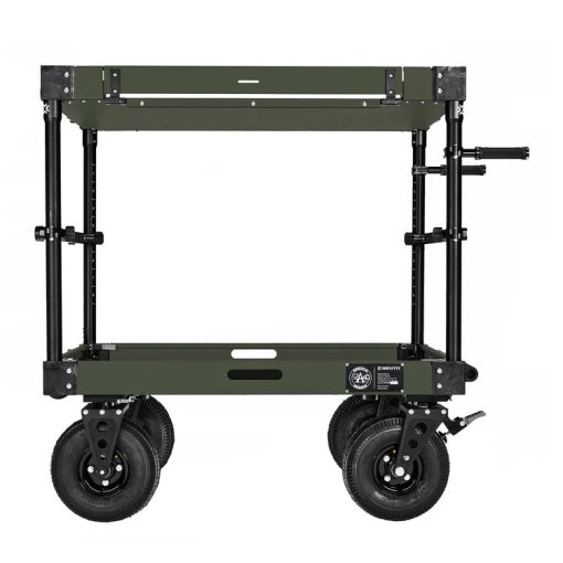 fixed-height-fully-collapsible-utility-cart-green