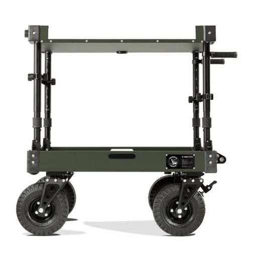 height-adjustable-fully-collapsible-utility-cart-green